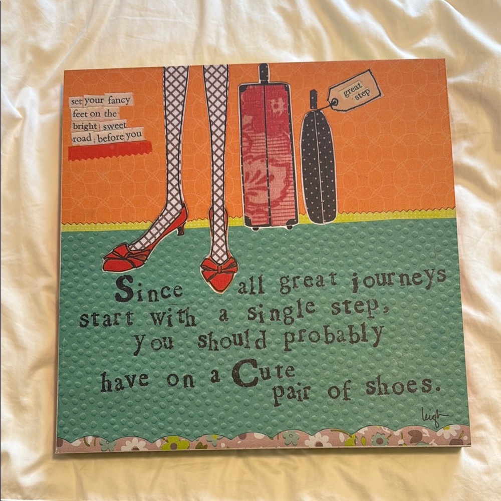 Colorful Travel-Themed Canvas Art
